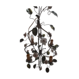 Chandelier with porcelain flower