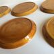 6 assiettes compartimentées vintage