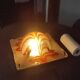 Large vintage Murano glass wall light