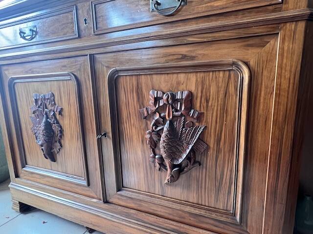 Henri II walnut hunting buffet