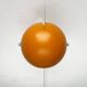 Appliques murales boule jaune de l'ère spatiale danoise du milieu du siècle de Louis Poulsen, années 1960, lot de 3