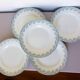 5 flat plates in iron earth from St Amand, Réjane model 210726