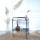 Dessert bar metal black and gold glass black 50s