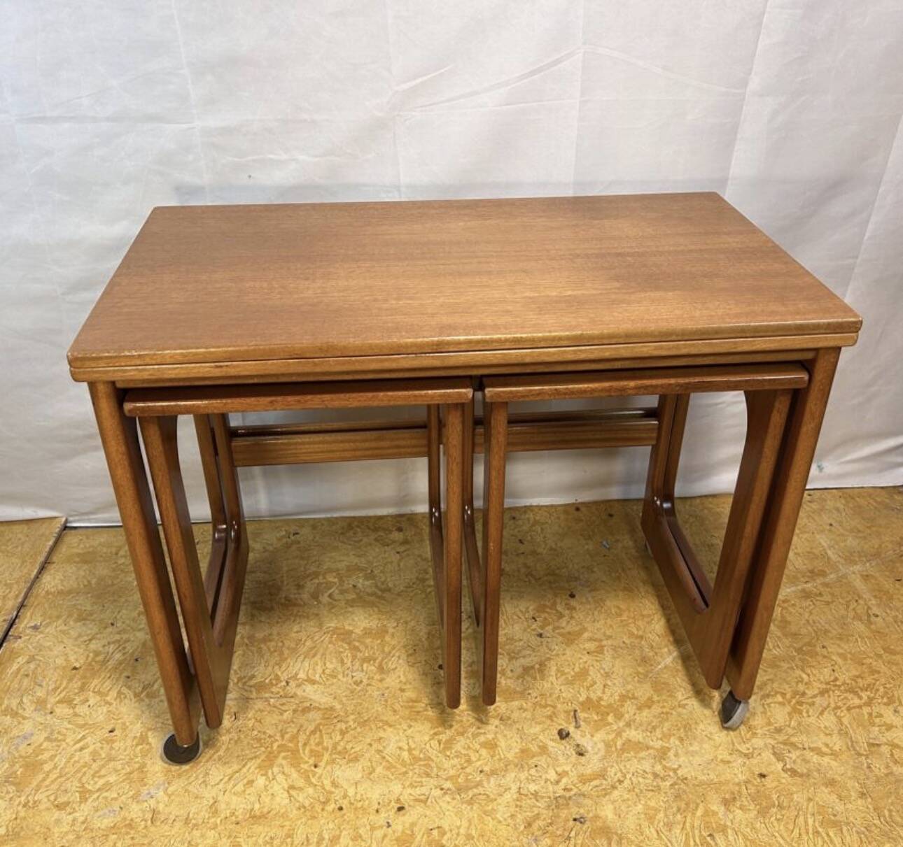 Mid Century Retro Teak Coffee Table / Nest of Tables by McIntosh Circa 1960