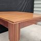 Lot of table and 6 Art Deco chairs from Saddier & fils