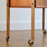 Scandinavian teak worker vintage 1960