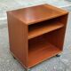 Scandinavian rolling side table LACOUR Paris Hi-Fi / Vinyls 1960