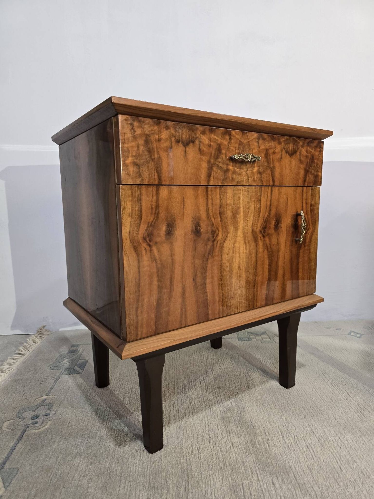 70s Walnut Nightstand