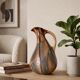 Modernist ceramic enamelled vase pitcher – Thulin Faience, Belgium – model 199 – 1930s/50s