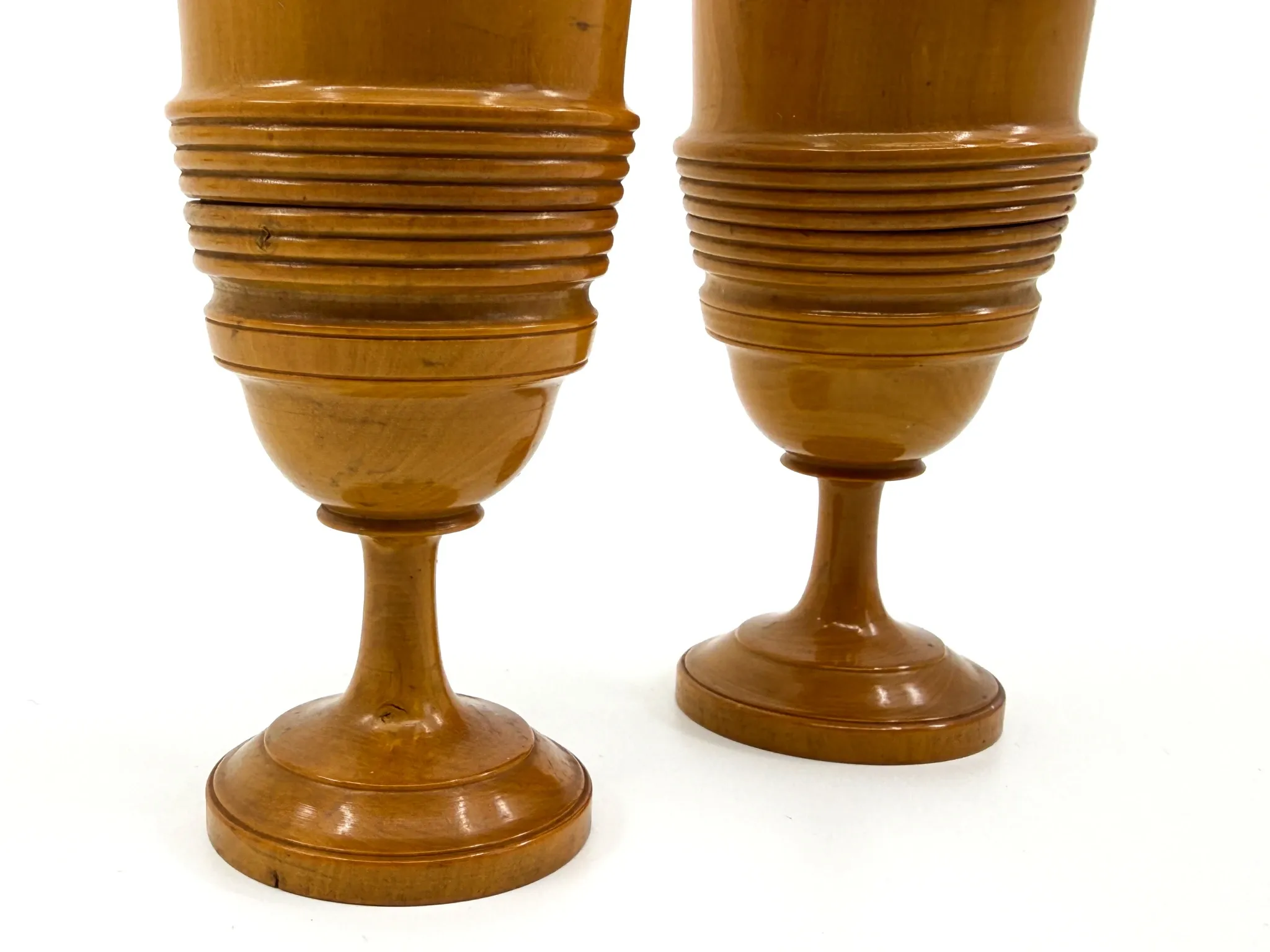 Magic trick vases • Turned boxwood • Napoleon III