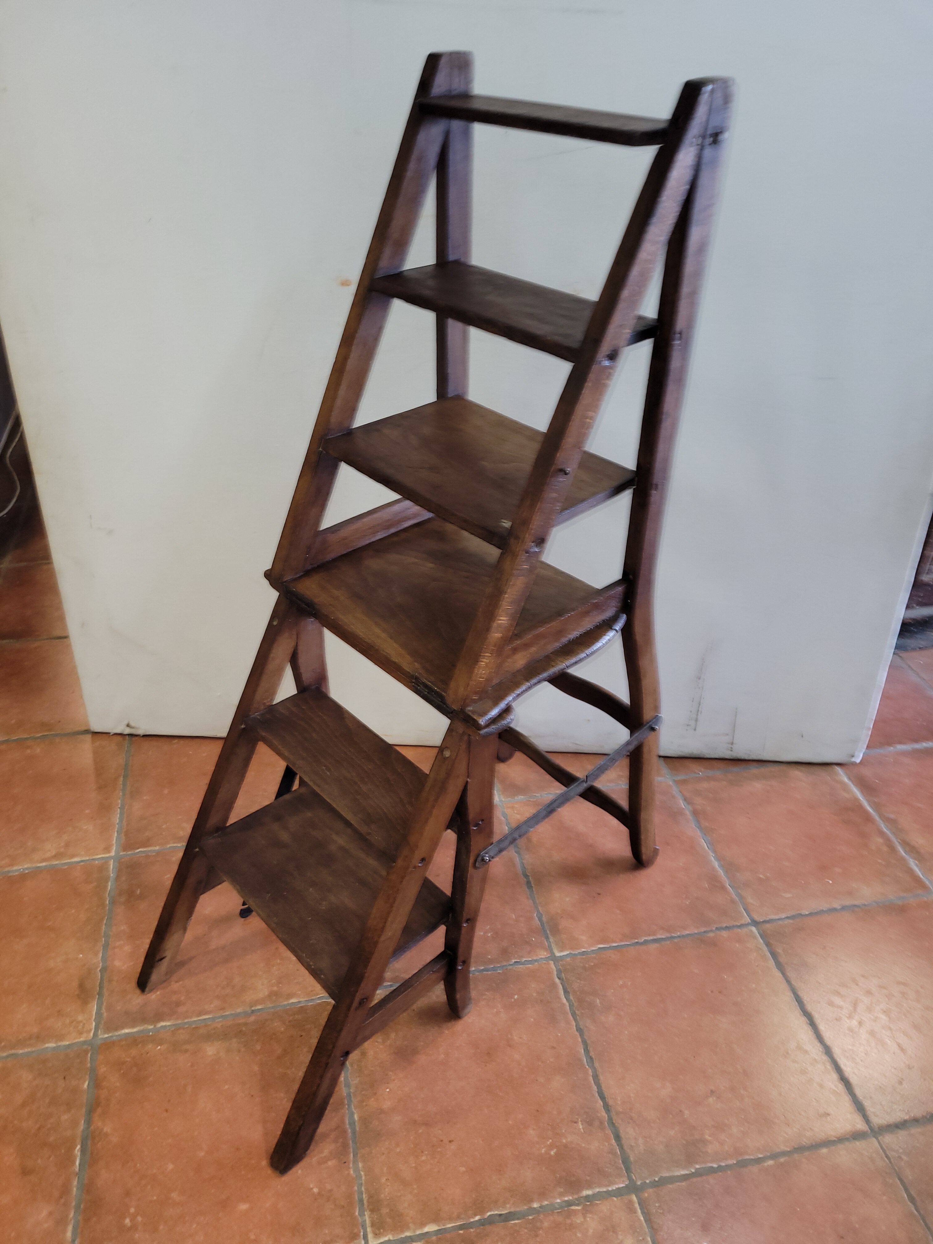 Antique stepladder chair