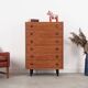 Teak chest of drawers, Danish design, 1960s, production: Denmark