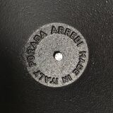 Minimalist Black Italian Magazine Rack by Porada Arredi, 1980s