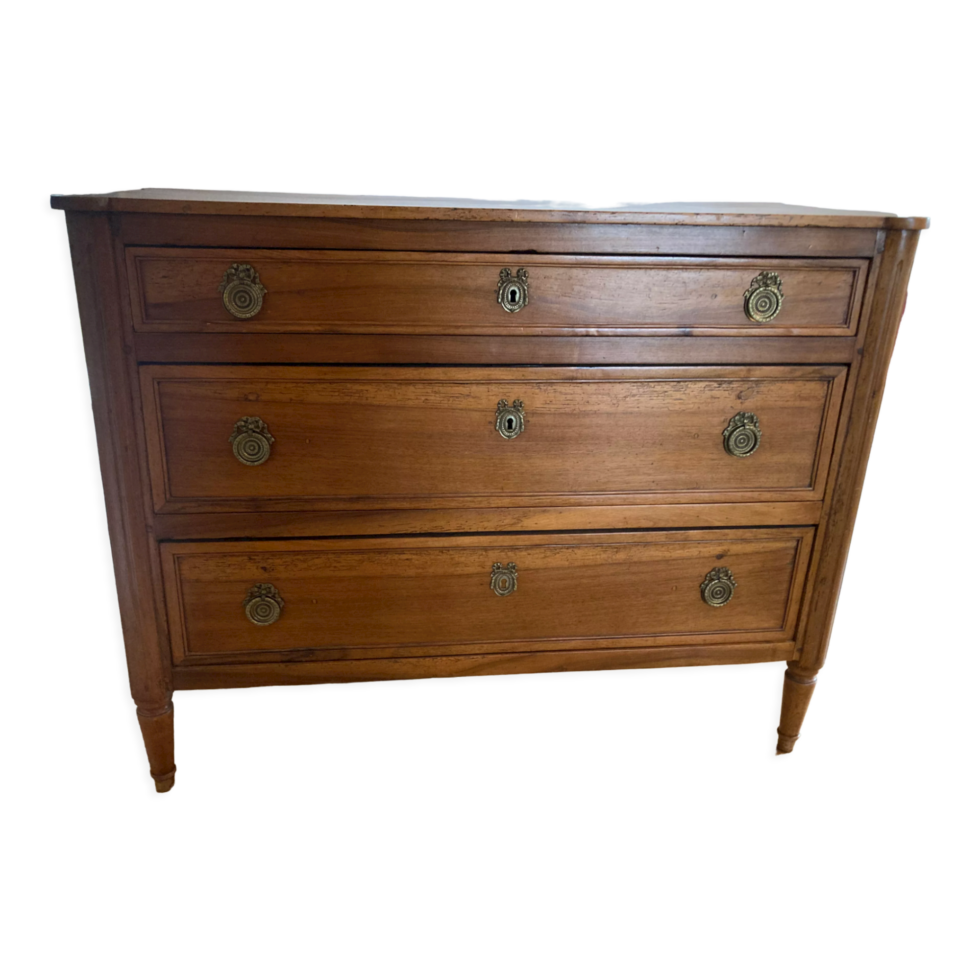 Commode en noyer Louis XVI