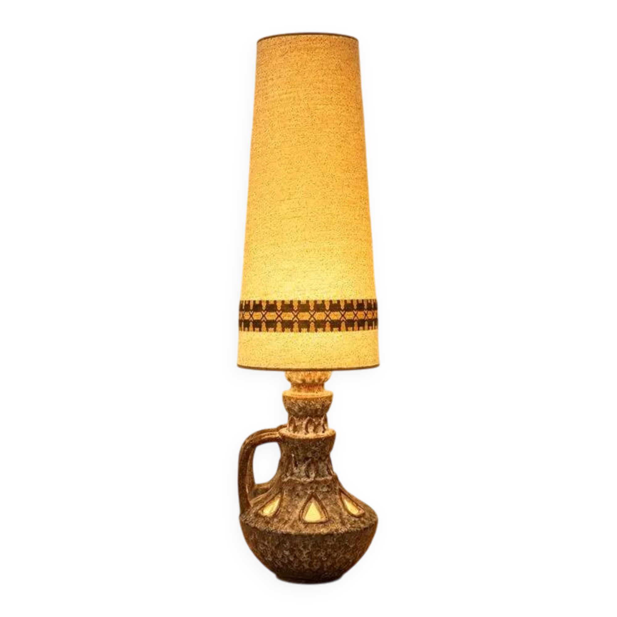 Vintage ceramic sun lamp