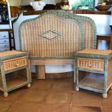 Headboard and bedside table