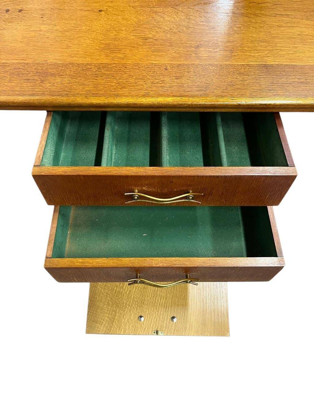 Vintage wooden sideboard in Art Deco style