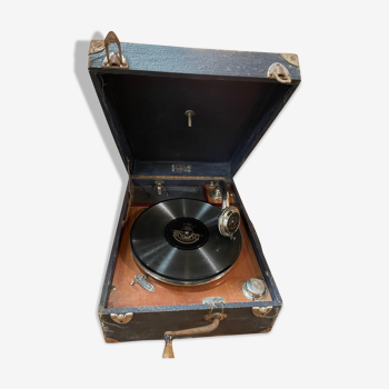 Gramophone Barthe et fils et 5 disques