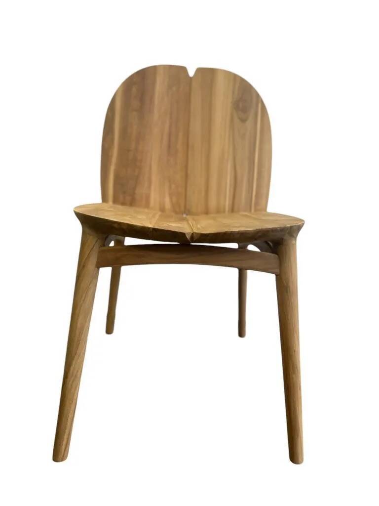 Chaise en bois massif "Merle"