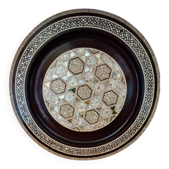 Assiette égyptienne en nacre