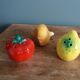 salt shaker pepper slushie tomato onion lemon