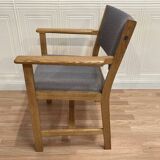 Scandinavian design armchair stamped "hans wegner" 1960.