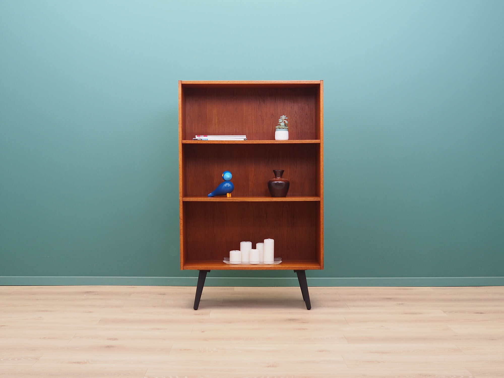 Teak bookcase, Danish design, 1970s, production: Denmark