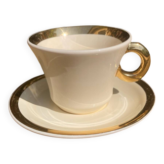 Tasse dorée Villeroy et Boch