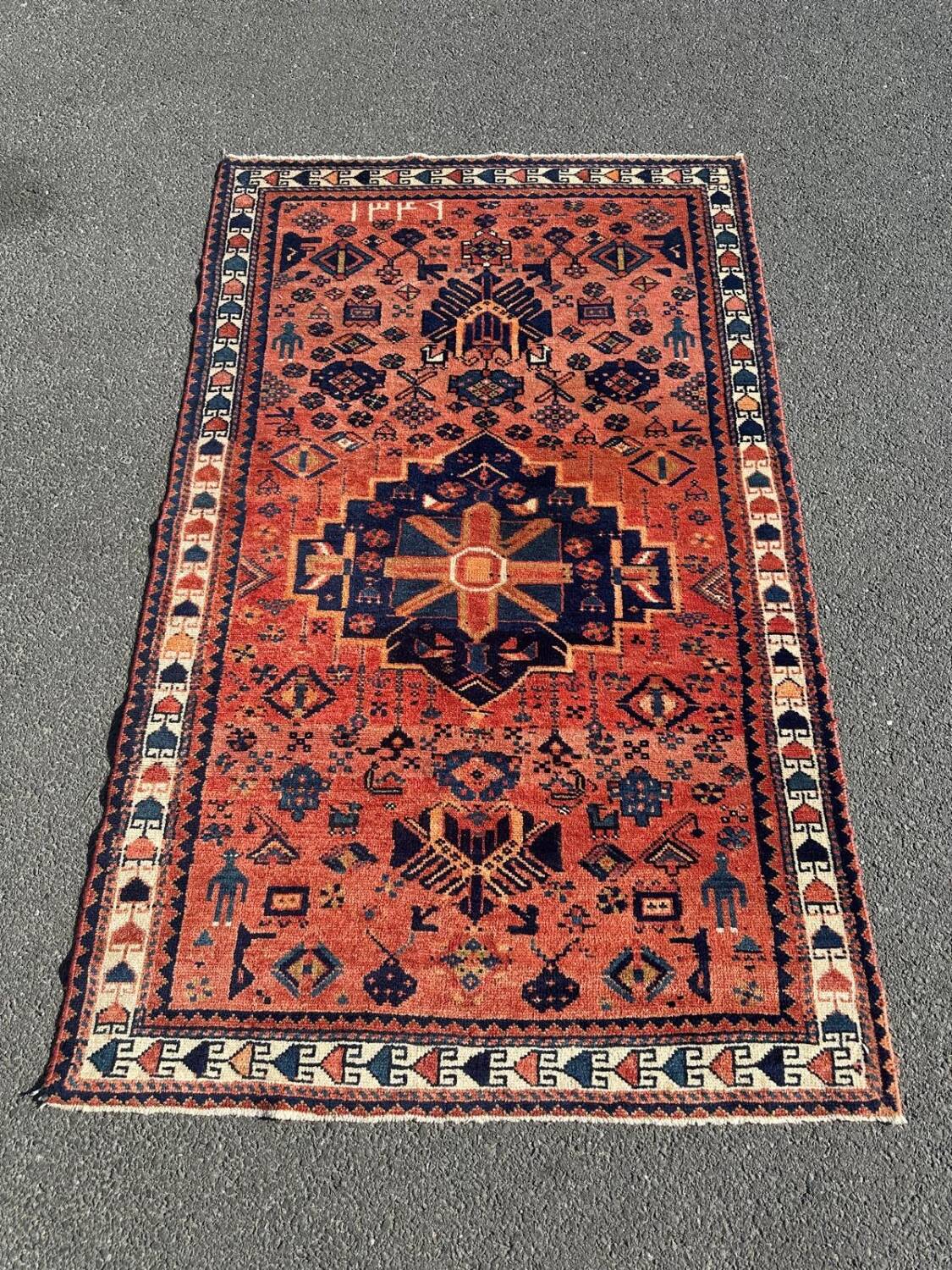 Tapis persan fait main
