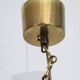 Glass and brass pendant lamp by Carl Fagerlund 1970