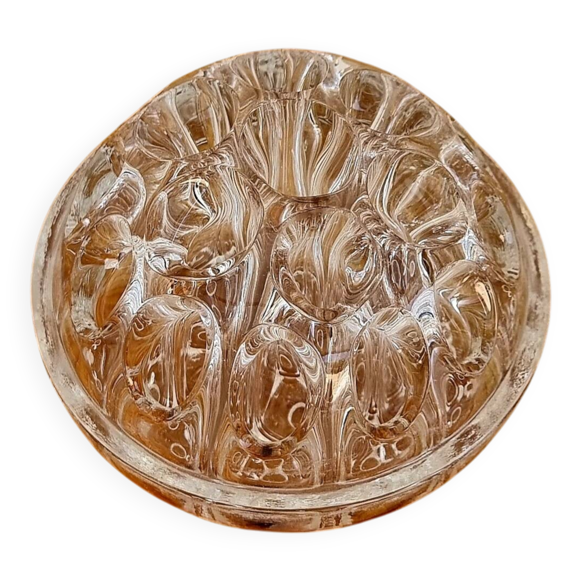 Vintage glass flower pick