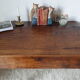 Old desk in walnut school master