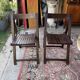 Pair of folding chairs from the 60s