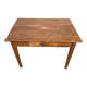 Solid cherry wood desk with spindle legs