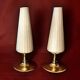 Pair of Mid Century Modern French lamps style from the 1950s