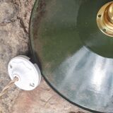 Green enamelled hanging