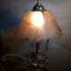 Lampe bronze et laiton art nouveau 1900 a 30s