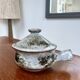 Signed glazed stoneware pot