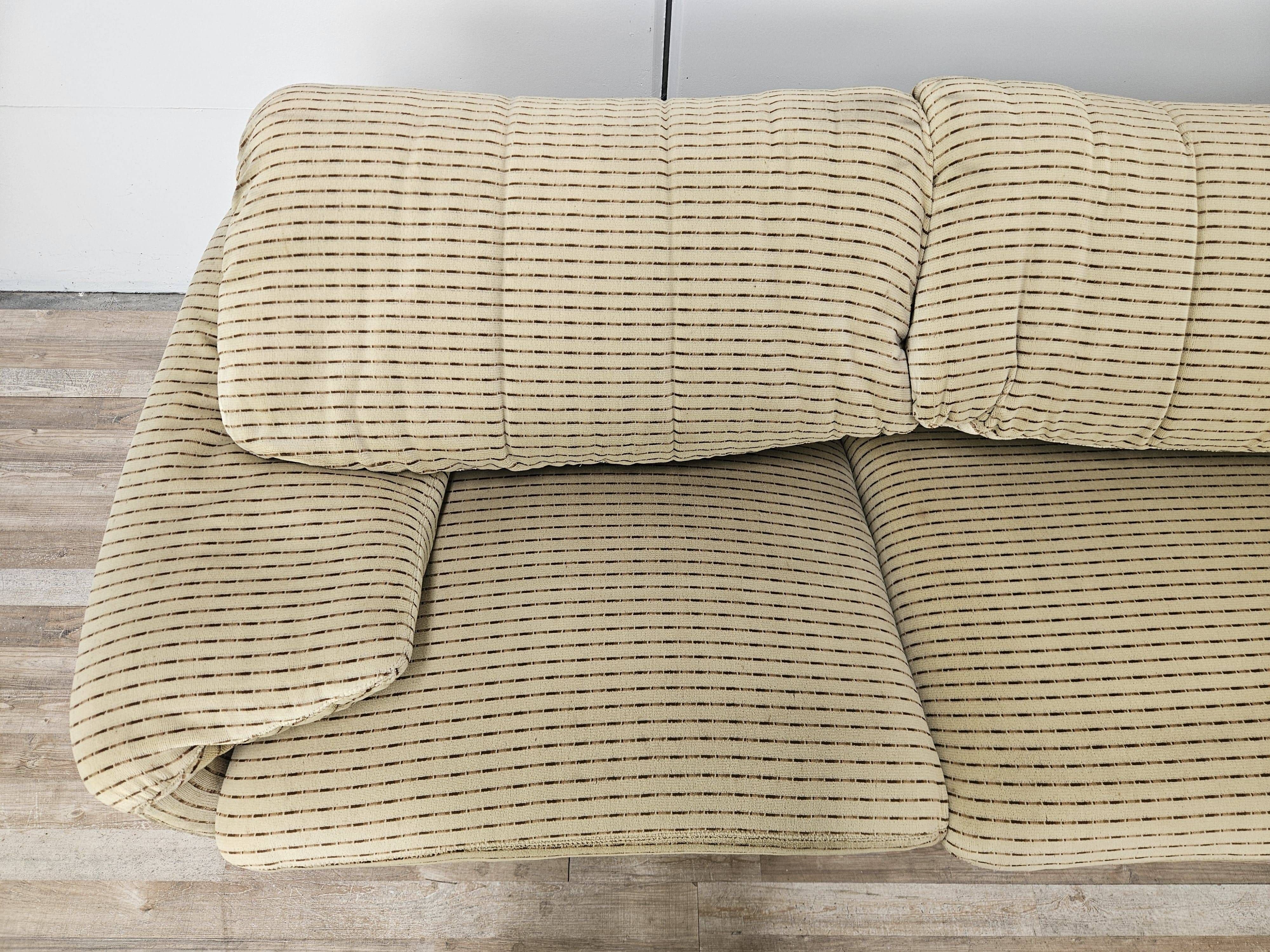 Maralunga three-seater sofa by Vico Magistretti from the 1970s