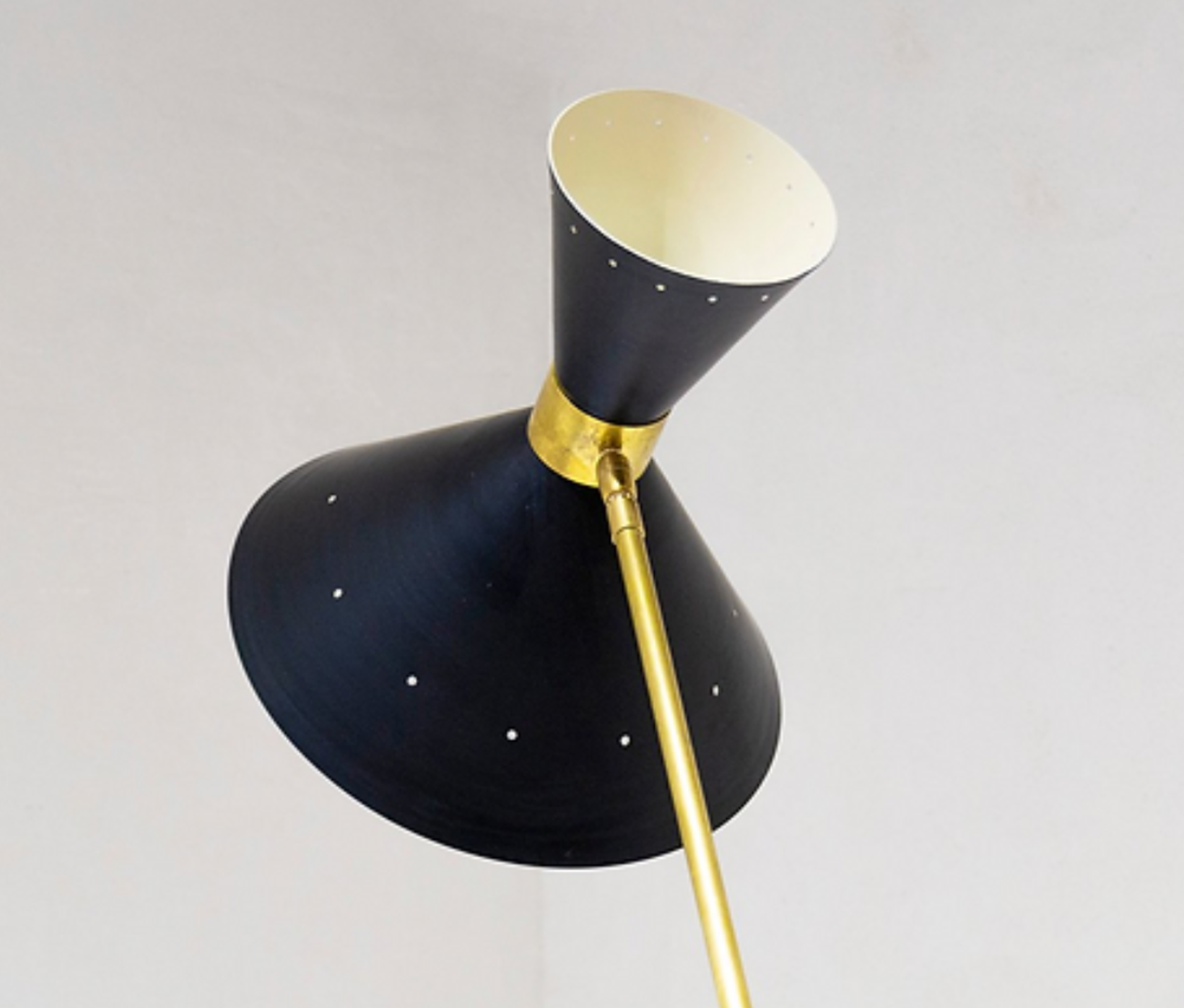 Lampadaire italien noir