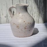 Ceramic pitcher signed Jeanne