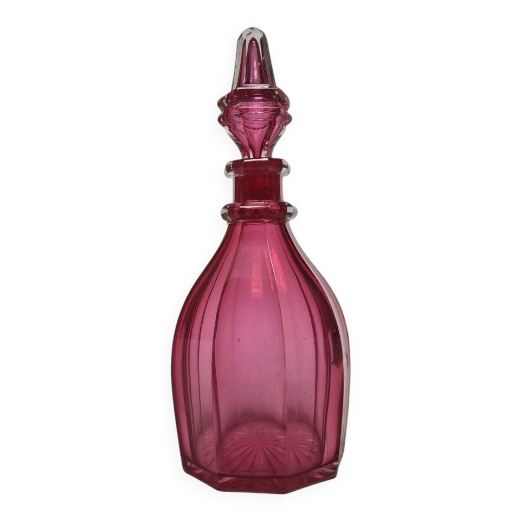 Biedermeier Rubin carafe, former Austro-Hungarian Empire, 1890s