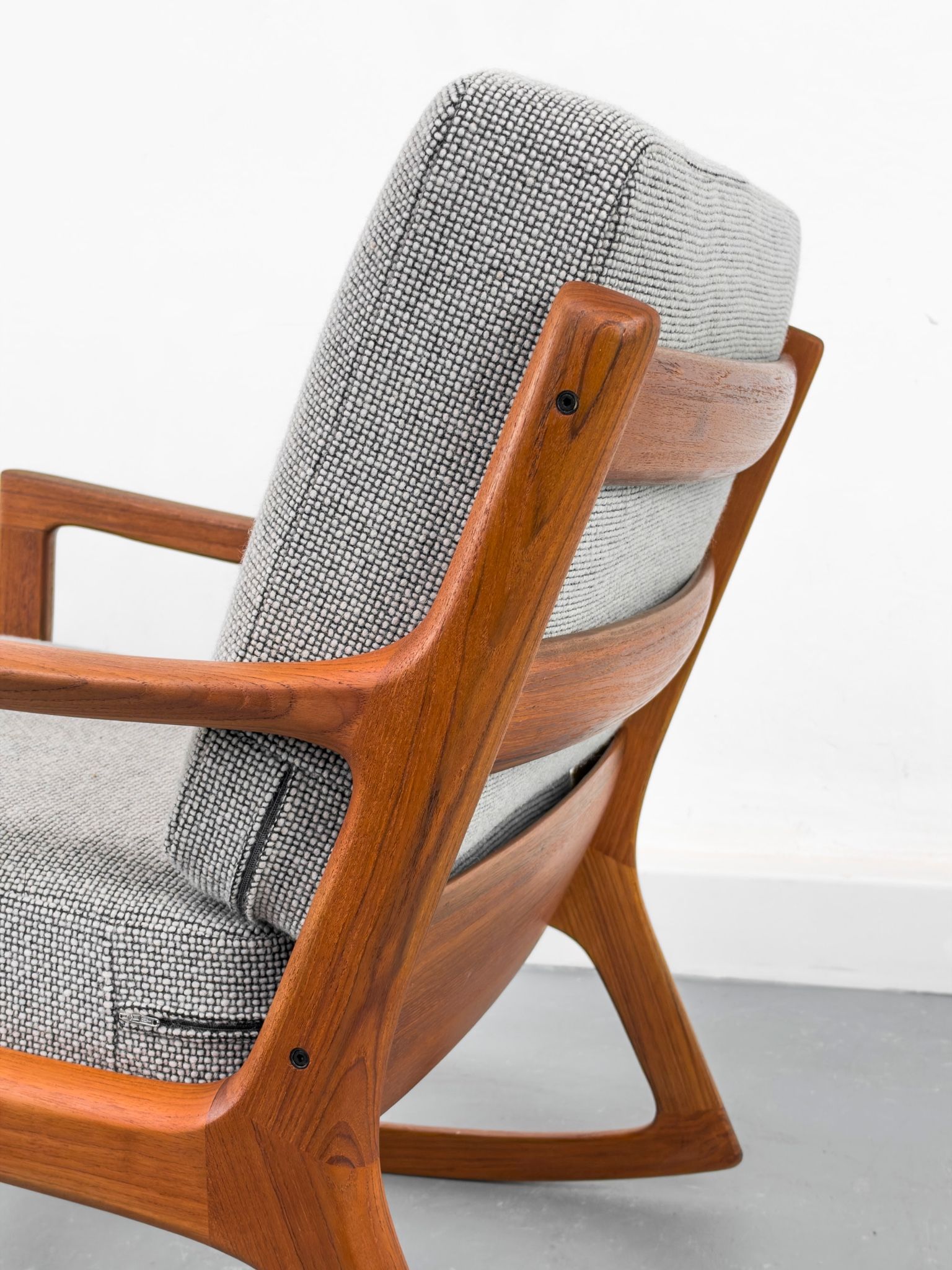 Senator Rocking Chair in Teak by Ole Wanscher for Cado, 1974