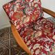 Mid-century floral sitting area