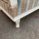 Louis XV velvet bench from the 19th century.