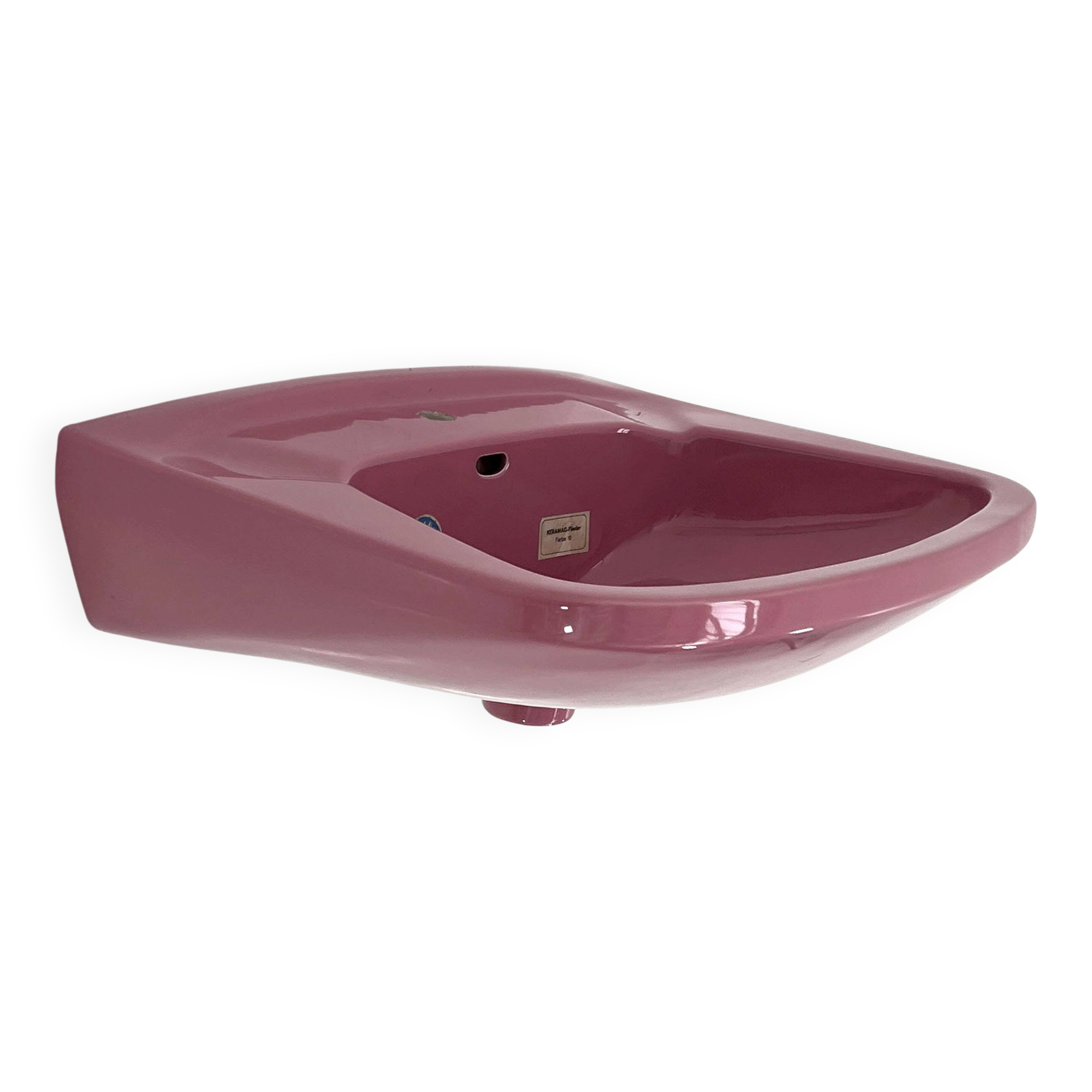 Keramag Keravit pink washbasin, 1980