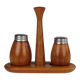 Teak Salt & Pepper Set by Karl Holmberg AB — Götene, Sweden, 1960s