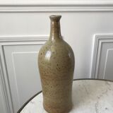 Ceramic bottle / stoneware / pottery vintage 70s signed