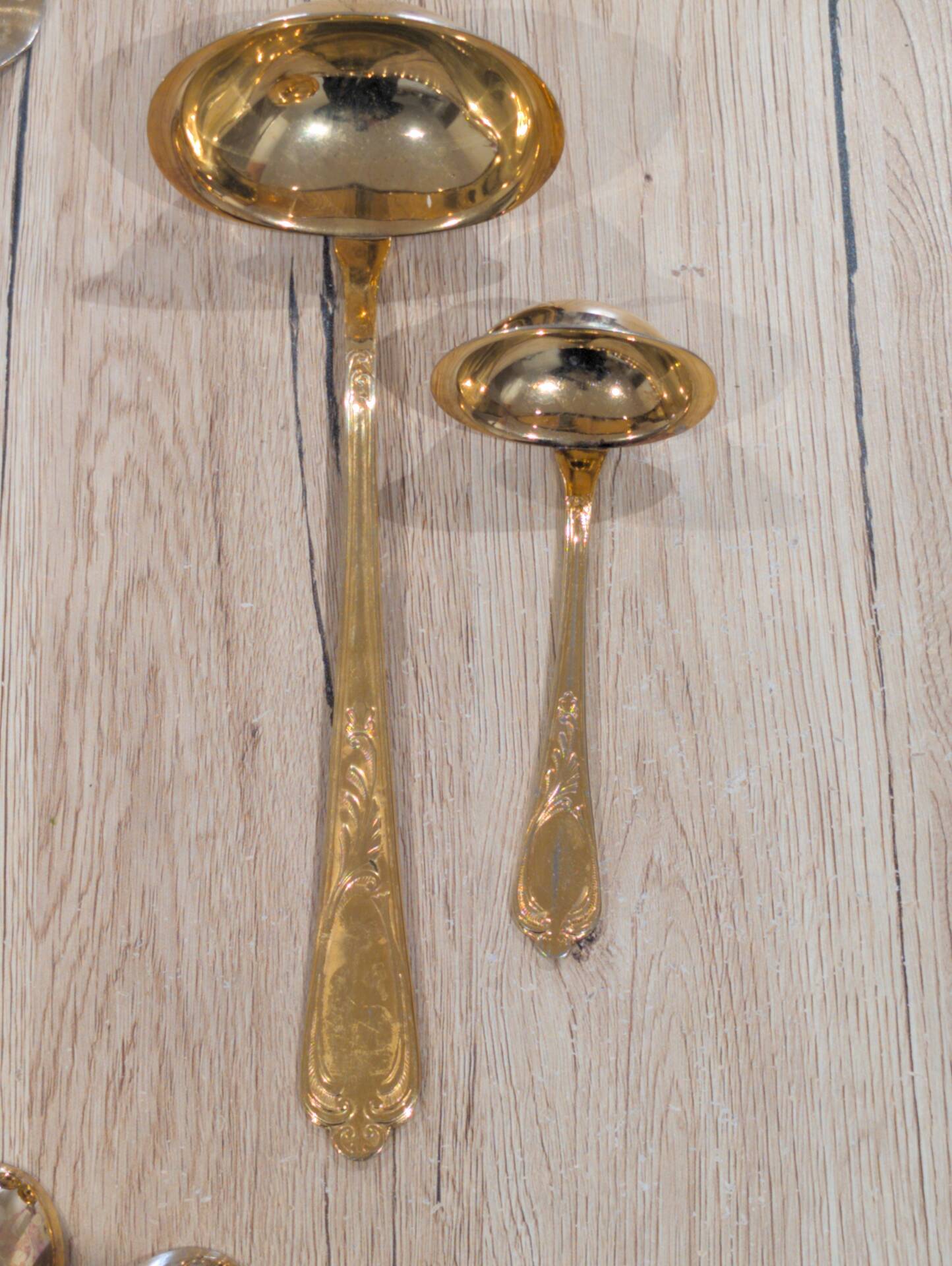 Luxury Cutlery Set Solingen SBS Gold Plated with 23/24 Carats - 70 Pieces