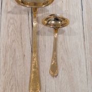 Luxury Cutlery Set Solingen SBS Gold Plated with Fine Gold 23/24 Carats - 70 Pieces